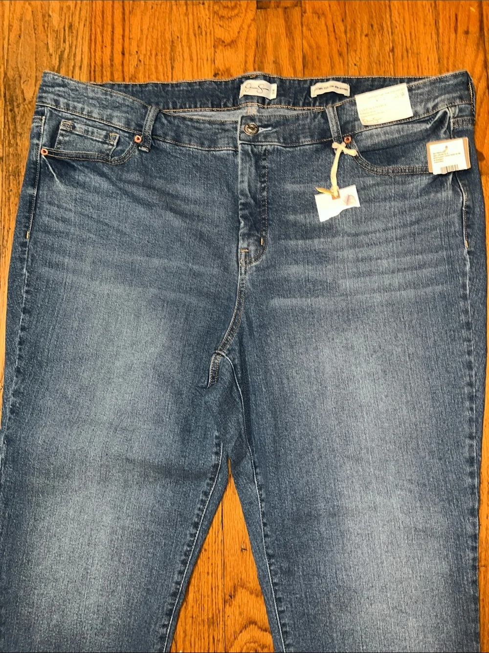 NWT Jessica Simpson Spotlight High-Rise Slim Straight Jeans Size 20W